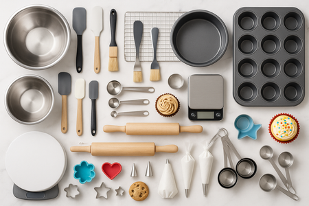 Utensílios para confeitaria