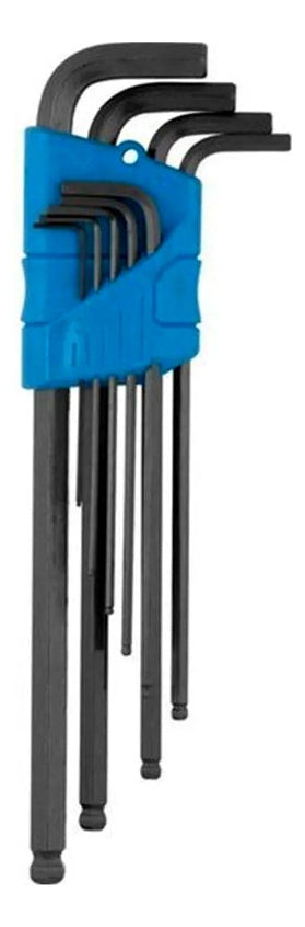 Jogo Chaves Allen Longas Abauladas 1.5mm A 10mm Gedore
