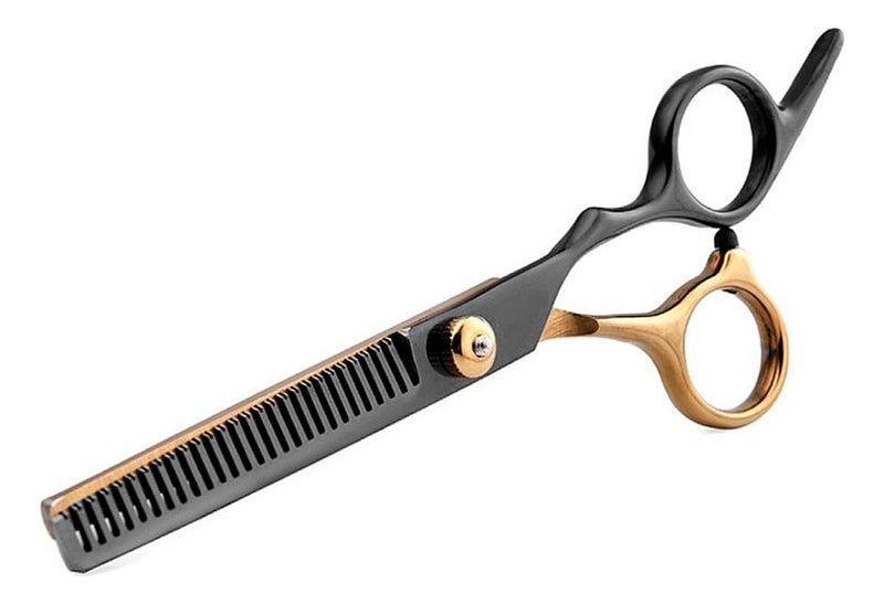 Kit Tesouras Barbeiro Cortar Cabelo Barba Jogo Profissional