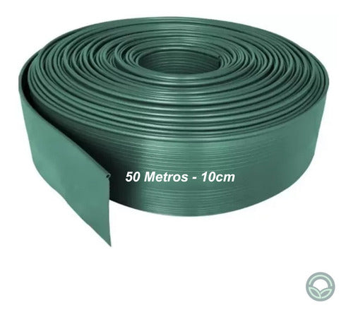 Plastimais Separador Grama Limitador Jardim Borda 10cm X 50m Nacional Cor Verde-escuro