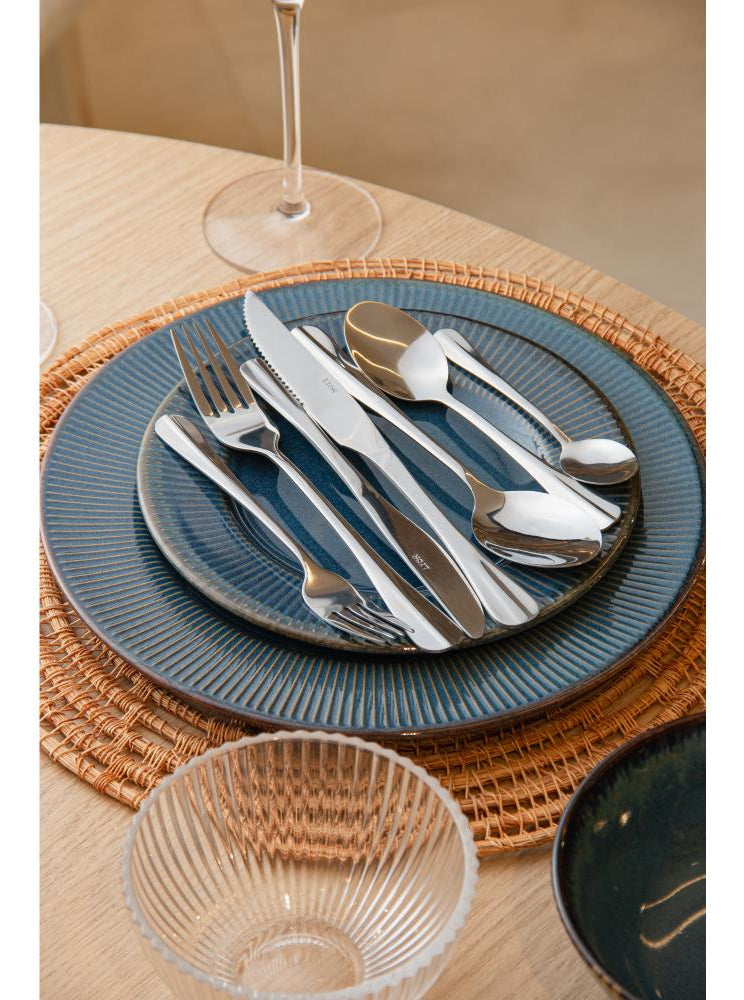 Conjunto 6 Garfos Para Mesas De Aço Inox Positano 20cm Lyor Cor Do Punho Prateado