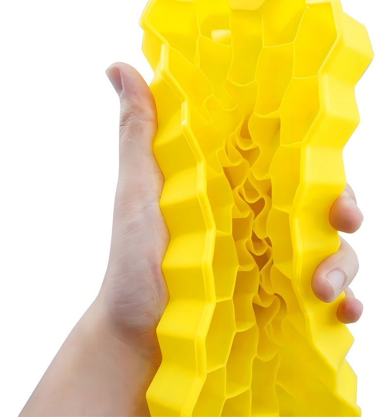 Forma Gelo Silicone Colmeia Garrafa Com Tampa 37 Cavidades Flexível Indue Variedades