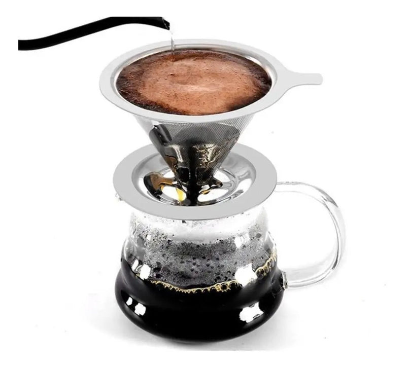 Coador De Inox - Filtro De Café Reutilizável 103 Tche Amo