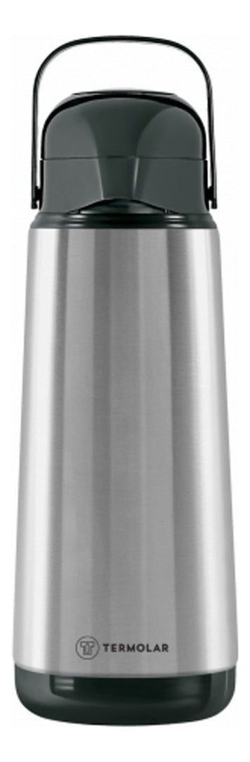 Garrafa térmica de pressão 1,8 litro Inox Lúmina Termolar