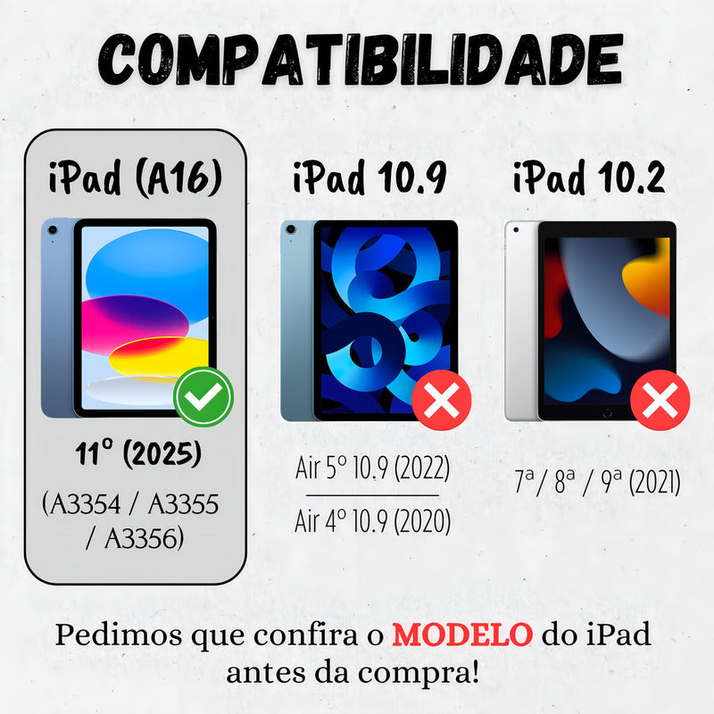 Película De Vidro Para iPad 11a Geração (a16) 11 A3354 A3355