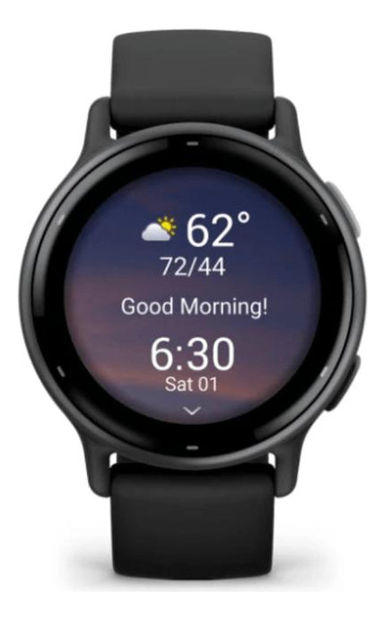 Relógio Garmin Vivoactive 5 Preto Com Pulseira De Silicone