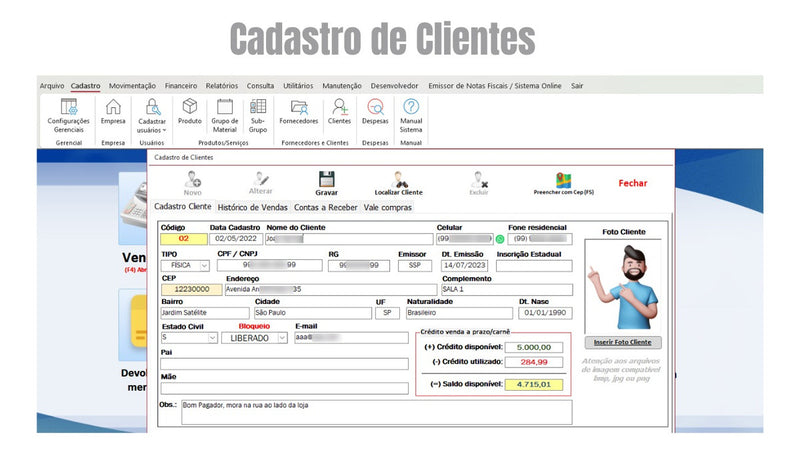 Sistema Completo Assistência Técnica Com Os, Vendas, Estoque