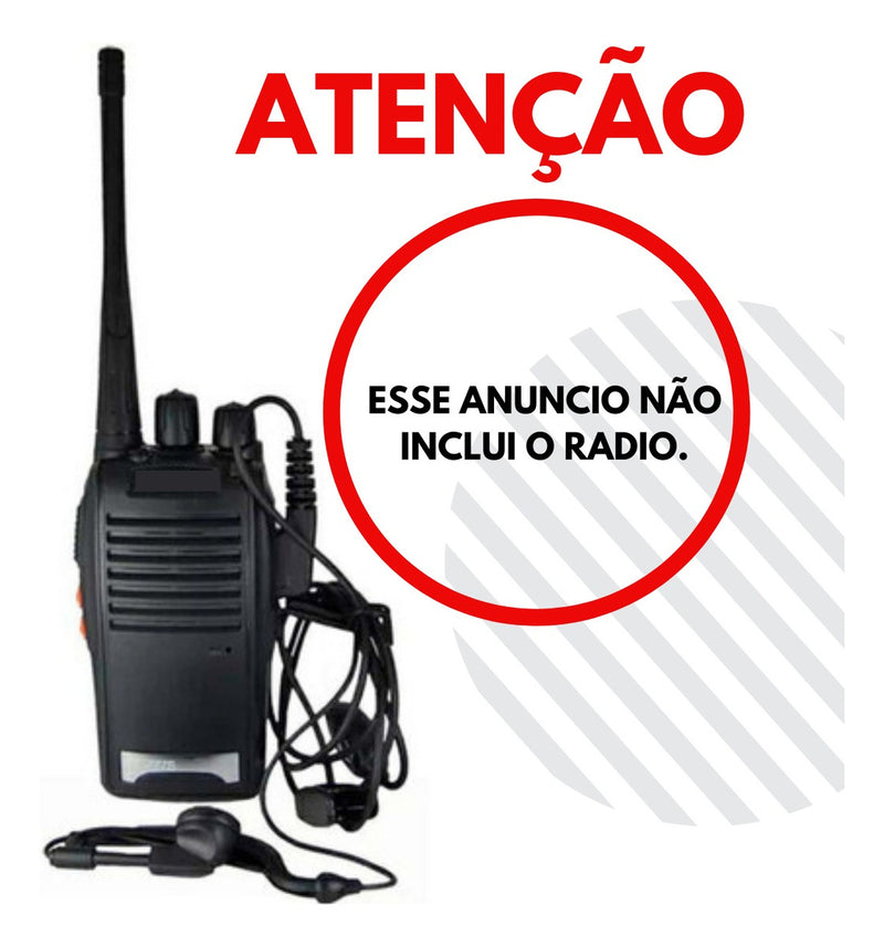 Kit 10 Fone De Ouvido De Radio Comunicador Baofeng 777s Uv5r