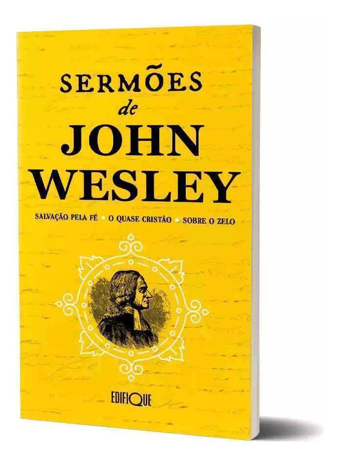 Livro Sermões De John Wesley Capa Brochura