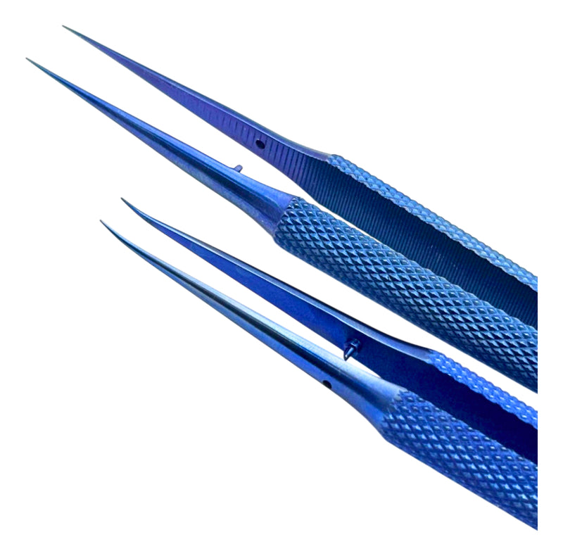 Pinça De Titanio Rt-15c Curva 14cm Profissional