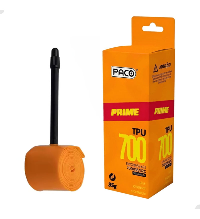 Câmara De Ar Tpu Speed 700x18-32c Presta 65mm Ultra Leve