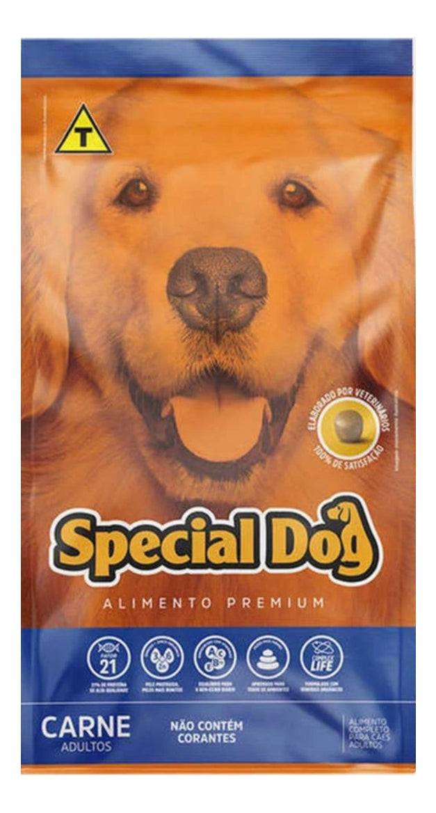 Alimento Special Dog Premium para cão adulto todos os tamanhos sabor carne em sacola de 20kg