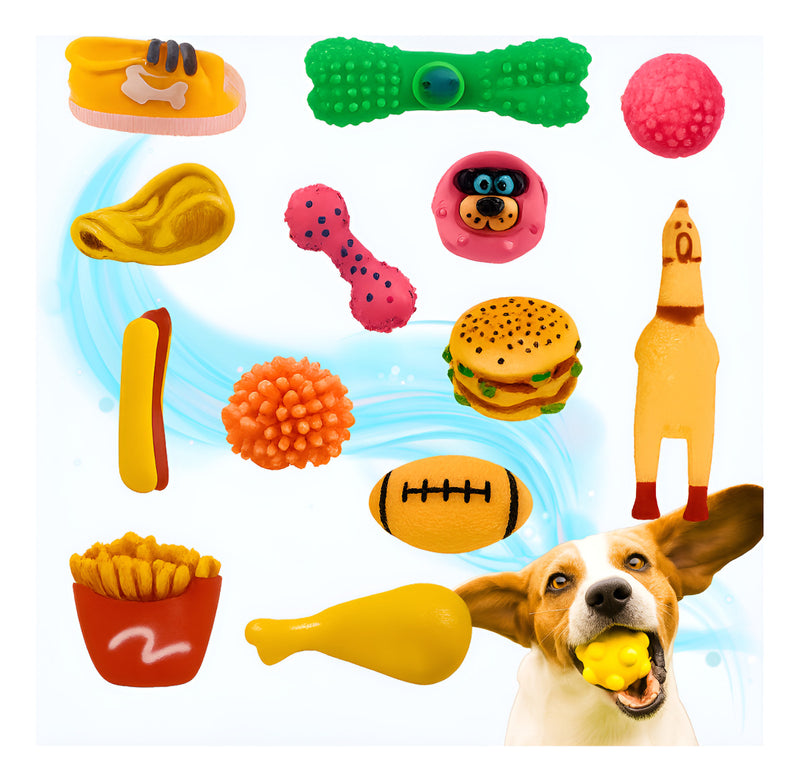 Kit 6 Brinquedos Para Filhote Cachorro Pet Mordedor