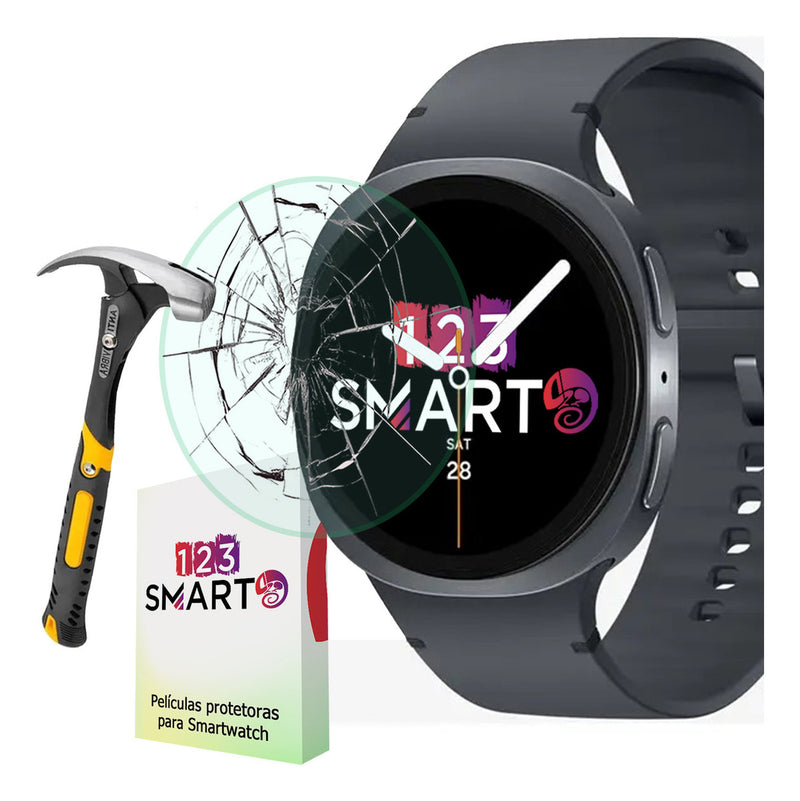 3 Peliculas De Vidro Temperado Protetora Marca 123smart 123-isl-01 Compativel Com Samsung Galaxy Watch 4 5 6 7 8 44mm Sm-r870 R875 R910 R915 R940 R945 L315 L310 L330 L335