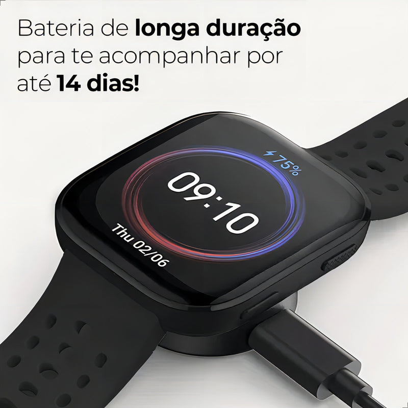 Smartwatch Smartwatch Amazfit Bip 6 Amoled 1,97 Gps Bluetooth Calls 5 Atm preto