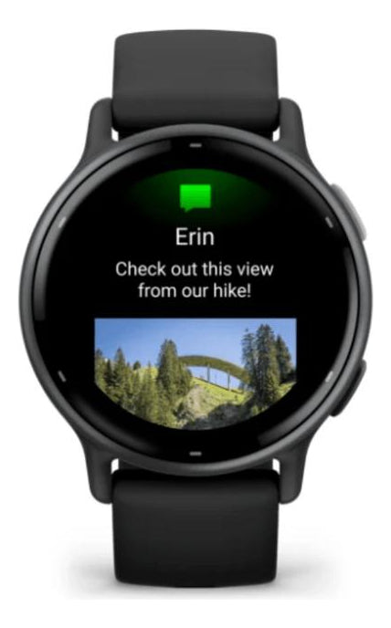 Relógio Garmin Vivoactive 5 Preto Com Pulseira De Silicone
