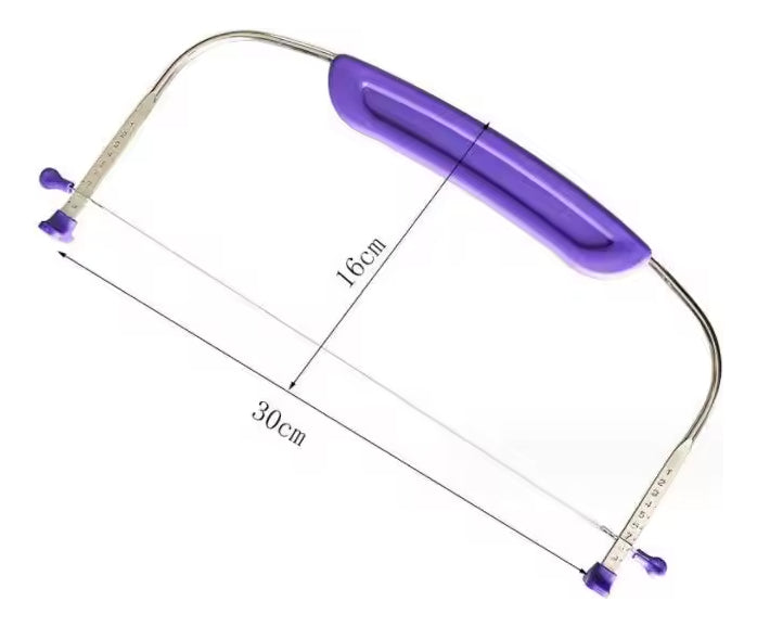 Cortador E Nivelador De Bolo Linha Ajustável Inox 30 Cm