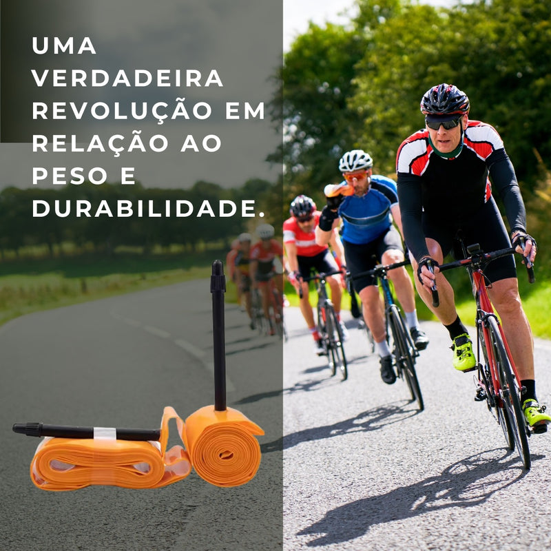 Par Câmara De Ar Tpu Speed 700x18-32c Presta 65mm Ultra Leve