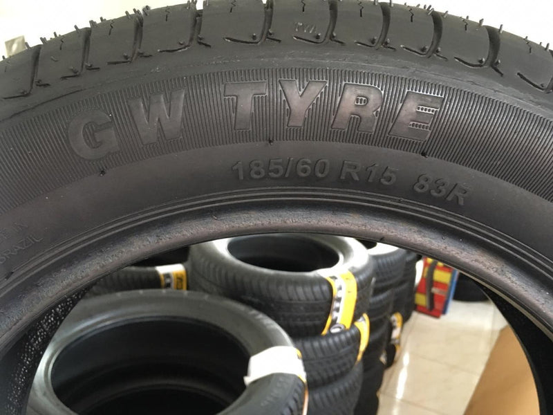 Kit 2 Pneu 185/60 R15 Remold Gw Tyres C/ Garantia R