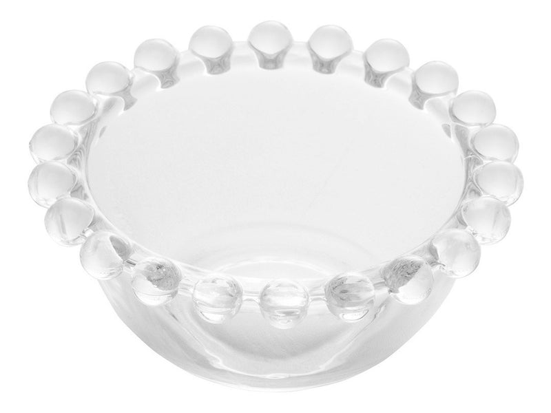 Conj. 4 Mini Bowls Cristal Pearl Bolinha Transp 9x4cm Wolff