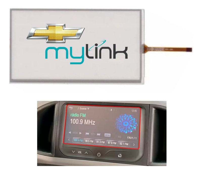 Tela Toque Touch Screen Mylink Onix Prisma Cobalt Chevrolet
