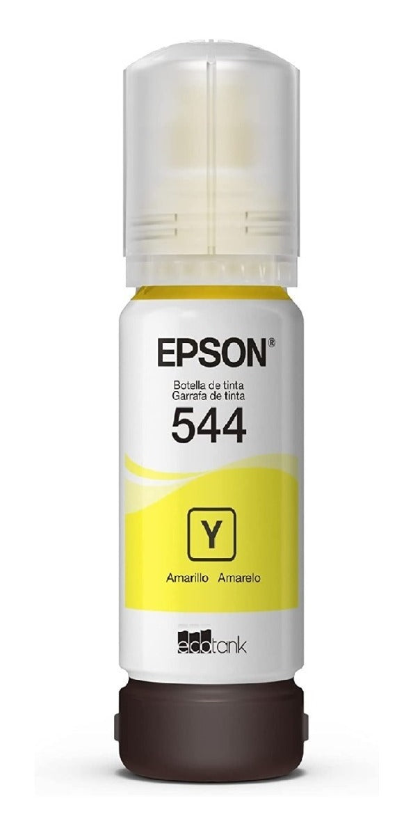 Kit Refil Epson 544 Preto Amarelo Ciano Magenta Tinta 4 cores