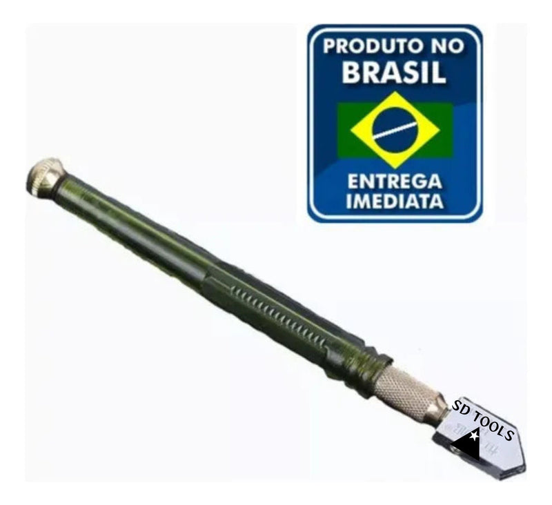 Cortador De Vidro E Espelho Profissional Diamante Vidraceiro Sd Tools