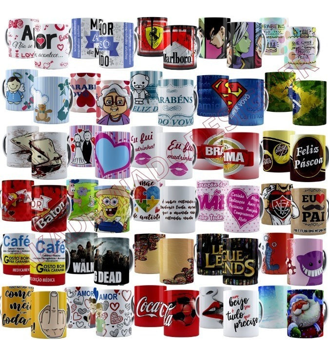 Super Pack 31.000 Artes Para Canecas Sublimação Com Bônus