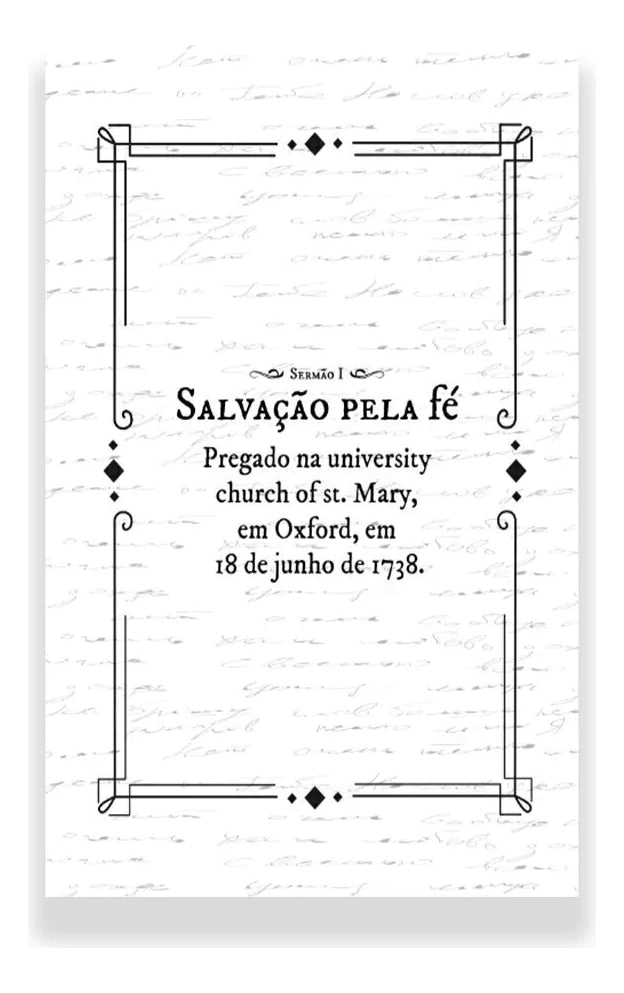 Livro Sermões De John Wesley Capa Brochura