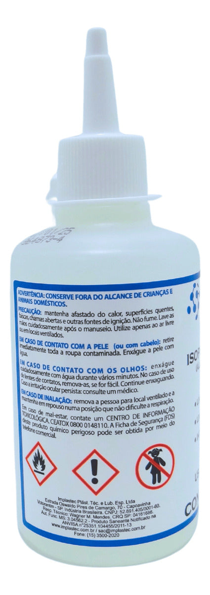Álcool Isopropilico 99,8% Limpeza Placa E Eletrônico 110ml