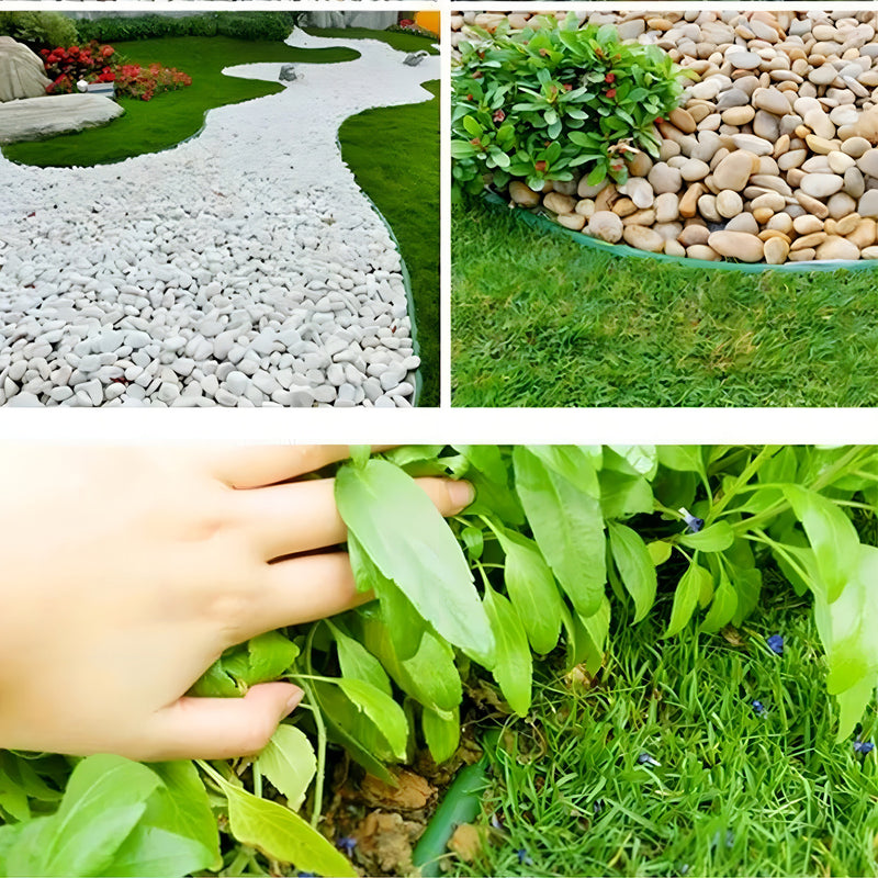 Plastimais Separador Grama Limitador Jardim Borda 10cm X 50m Nacional Cor Verde-escuro