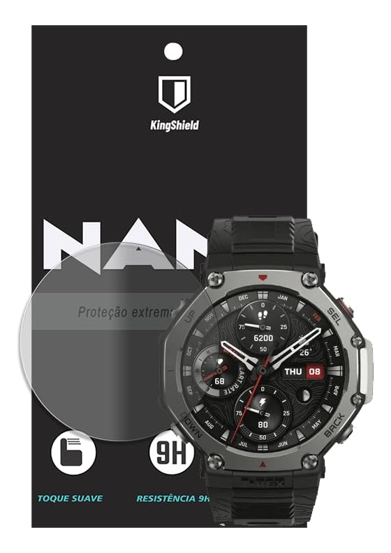 Película Amazfit T-rex 3 Kingshield Nano Vidro (2xunids)