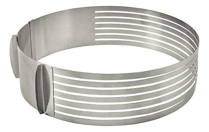 Aro Fatiador Cortador Para Bolo Ajustável Aço Inox Redondo
