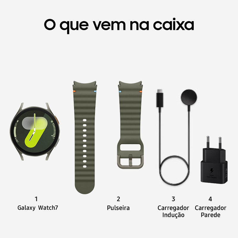 Samsung Galaxy Watch7 Smartwatch 44mm BT Galaxy AI - Verde