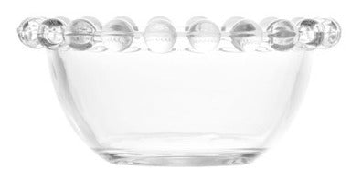 Conj. 4 Mini Bowls Cristal Pearl Bolinha Transp 9x4cm Wolff