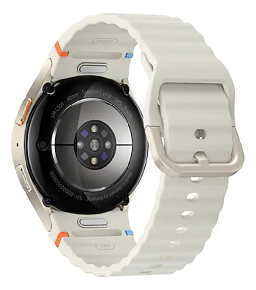 Samsung Galaxy Watch7 Smartwatch 40mm Bt Galaxy Ai Caixa Creme Pulseira Creme Bisel Creme Desenho da pulseira N/A
