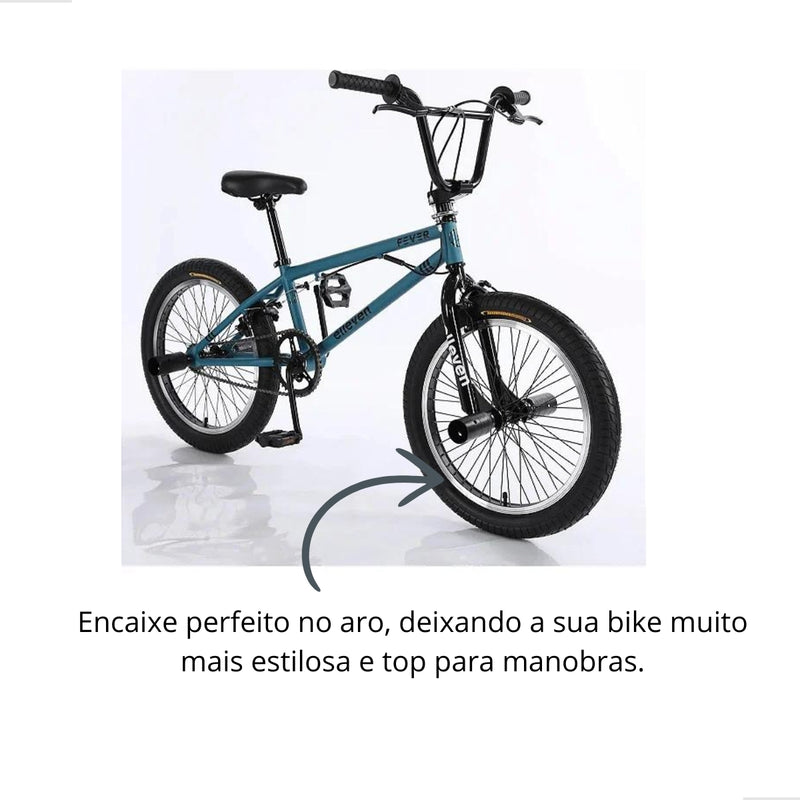 Par Pneu Bmx Aro 20x1.95 Dsi Street Preto  C/ 2 Camara Ar