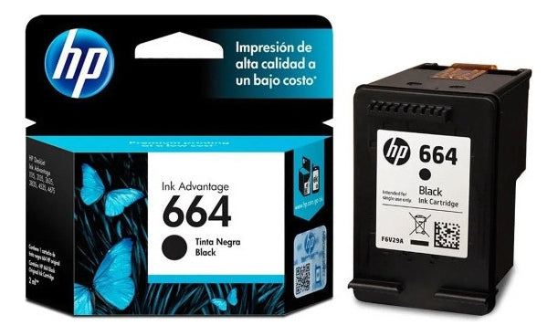 Kit Cartucho Hp 664 Preto E Hp 664 Colorido