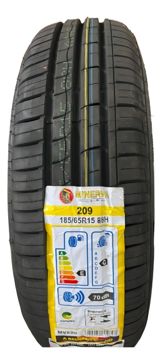 Pneu Minerva Aro 15 185/65r15 209 Nissan March/versa Índice De Velocidade H