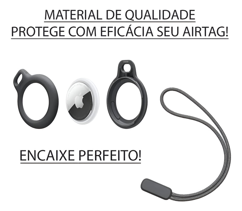 Capa Case Para Apple Airtag De Silicone | Protege Chaveiro