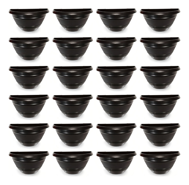 Vaso De Parede Jardim Horta Vertical 1 L Kit Com 24 Peças