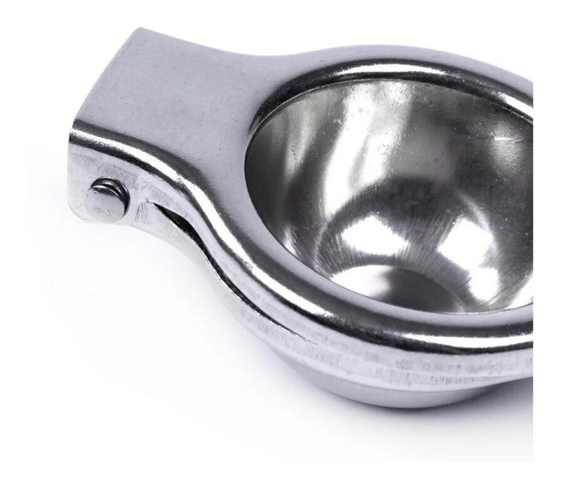 Espremedor Chef Gourmet De Limão Aço Inox Maciço Super Forte Durável Alta Eficiência Uso Doméstico E Profissional Cozinha Moderna Resistente E Fácil De Limpar Ponte Lar Utilidades