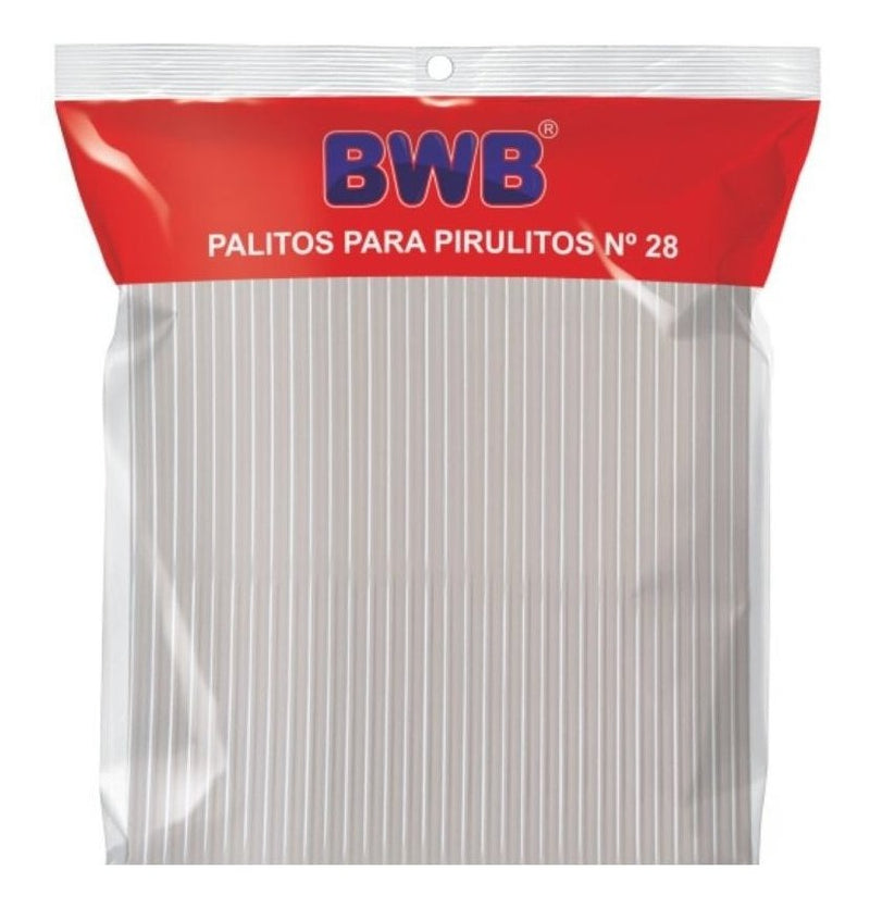 250 Palitos Para Pirulito Topper De Bolo Transparente 28c...