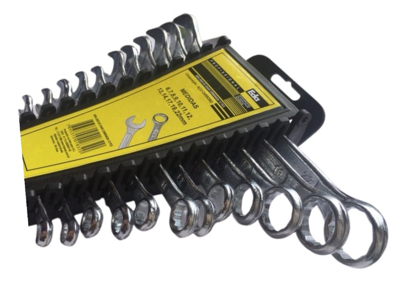 Jogo Chave Combinada Eda 12 Peças 6 A 22mm 0gw Hobby