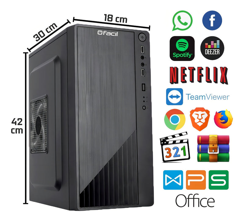 Computador Completo Intel I5 (4ª Geração) 16gb Ssd 480gb