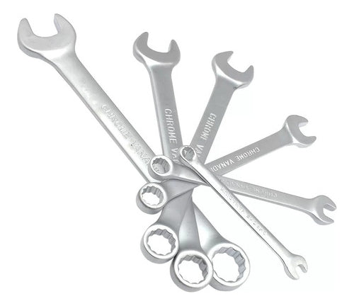 Jogo Chave Combinada 6pcs 6-17mm Com Suporte Mtx 154029