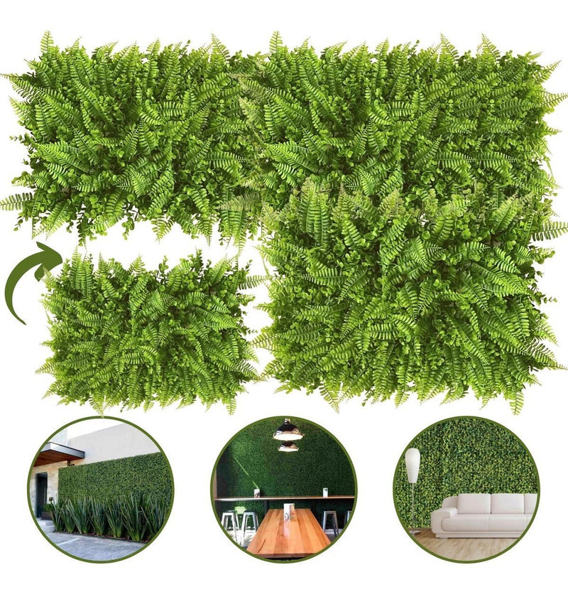 Placa De Samambaia Eucalipto 40x60 Muro Ingles Premium