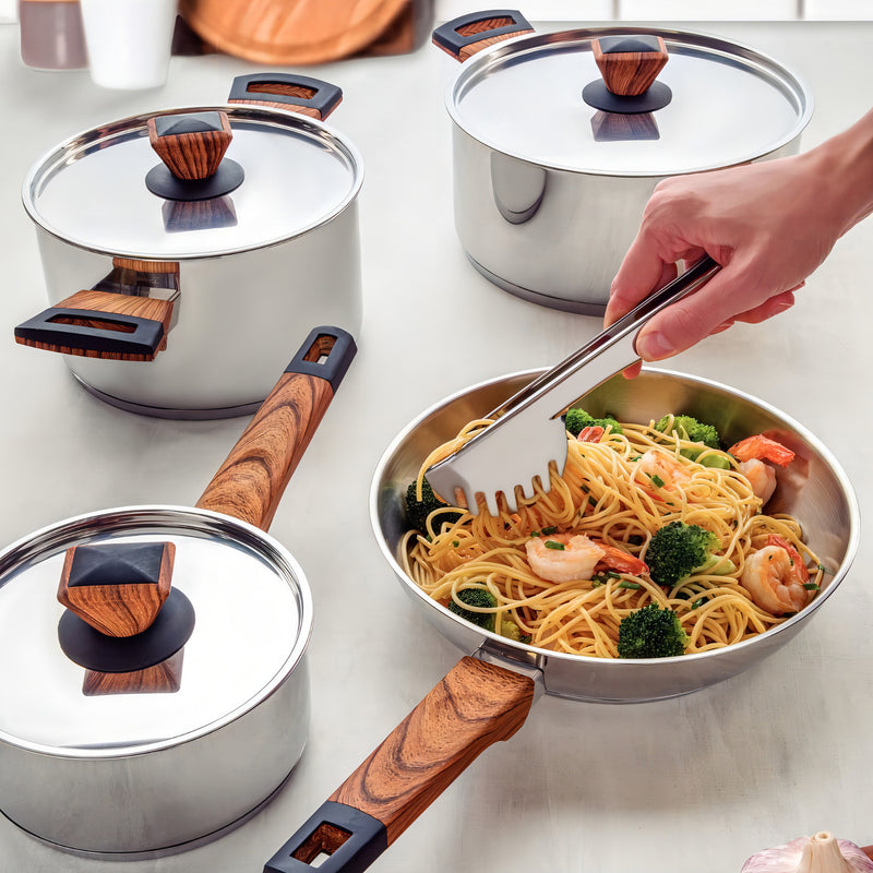 Pegador De Massa Utility Tramontina 20,2cm Aço Inox Cor Prateado