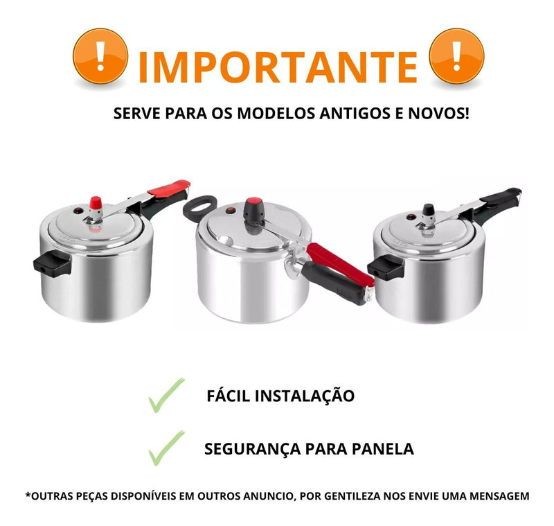 Borracha Panela Pressão Clock Control 3l A 4,5l A Original