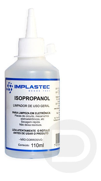 Álcool Isopropilico 99,8% Limpeza Placa E Eletrônico 110ml